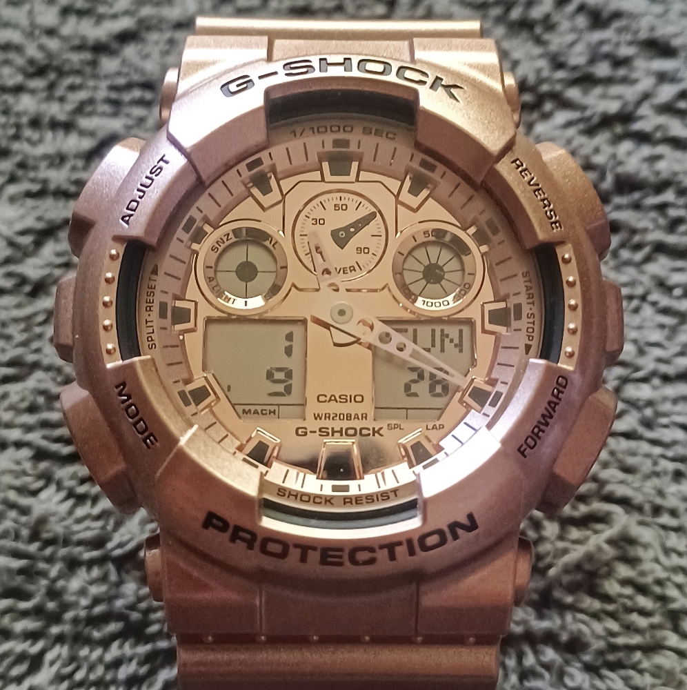 Casio G-Shock (5081) GA-100GD Rose Gold